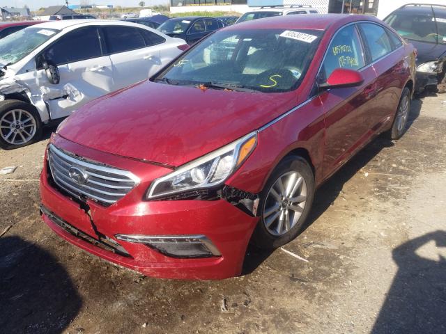 Photo 2 from auction – 2015 HYUNDAI SONATA SE with VIN 5NPE24AF9FH144295
