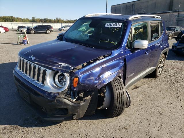 Photo 2 from auction – 2016 JEEP RENEGADE L with VIN ZACCJBDT7GPD98385