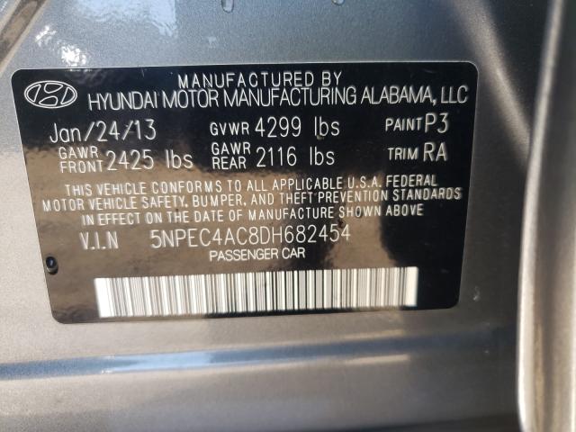 Photo 10 from auction – 2013 HYUNDAI SONATA SE with VIN 5NPEC4AC8DH682454