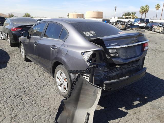 Photo 3 from auction – 2014 HONDA CIVIC LX with VIN 19XFB2F50EE205996