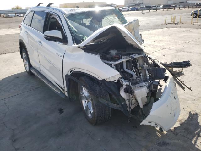 TOYOTA HIGHLANDER 2017 with VIN 5TDDGRFH4HS021098 - Photo from auction