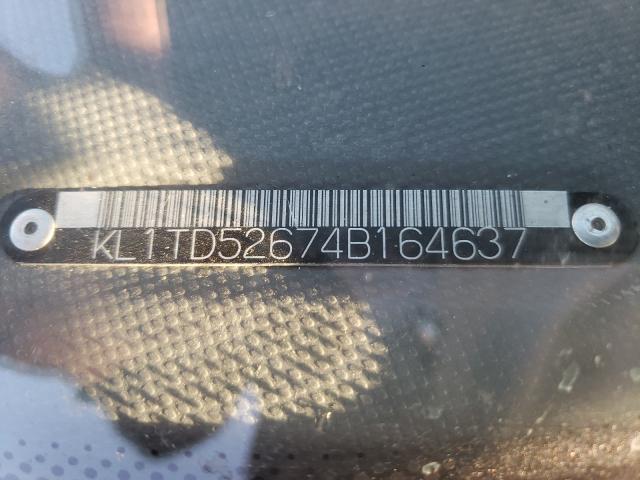 Photo 10 from auction – 2004 CHEVROLET AVEO with VIN KL1TD52674B164637
