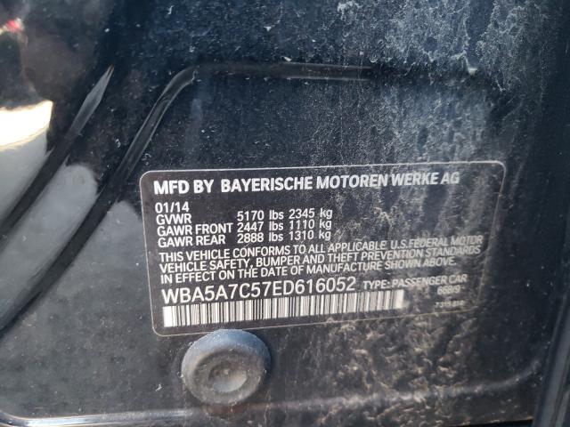 Photo 10 from auction – 2014 BMW 528 XI with VIN WBA5A7C57ED616052