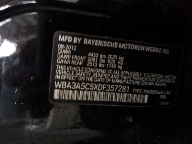 Photo 10 from auction – 2013 BMW 328 I with VIN WBA3A5C5XDF357281