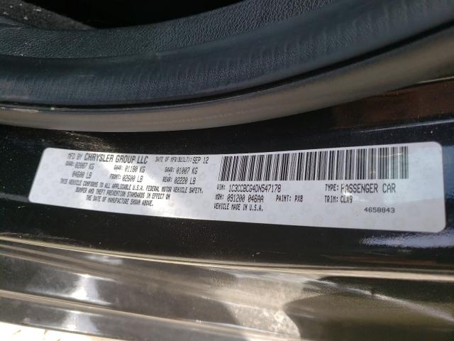 Photo 10 from auction – 2013 CHRYSLER 200 LIMITE with VIN 1C3CCBCG4DN547178