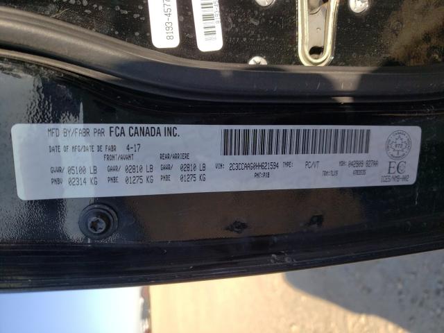 Photo 10 from auction – 2017 CHRYSLER 300 LIMITE with VIN 2C3CCAAG0HH621594