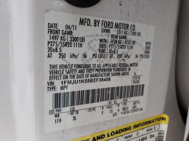 Photo 10 from auction – 2011 FORD EXPEDITION with VIN 1FMJU1K55BEF38458