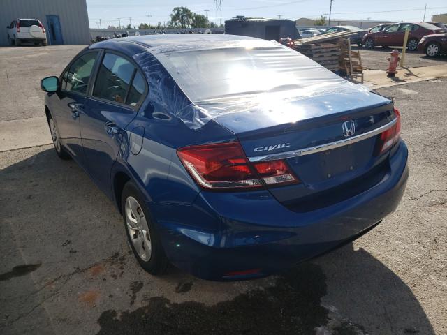 Photo 3 from auction – 2013 HONDA CIVIC LX with VIN 2HGFB2F50DH562048