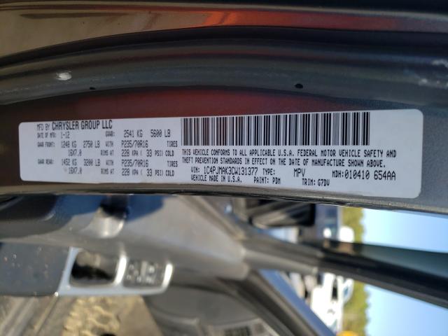 Photo 10 from auction – 2012 JEEP LIBERTY SP with VIN 1C4PJMAK3CW131377