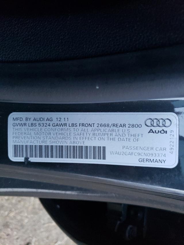 Photo 10 from auction – 2012 AUDI A7 PRESTIG with VIN WAU2GAFC9CN093374