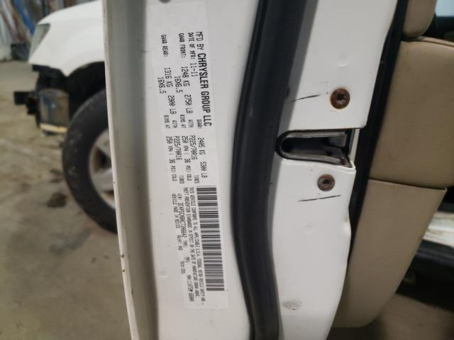 Photo 10 from auction – 2012 DODGE JOURNEY SE with VIN 3C4PDCAB0CT206642