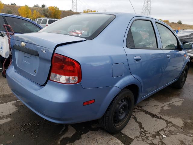 Foto 4 de la subasta – 2004 CHEVROLET AVEO con VIN KL1TD52674B164637