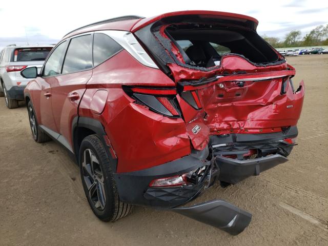 Photo 3 from auction – 2022 HYUNDAI TUCSON LIM with VIN 5NMJECAE7NH014258