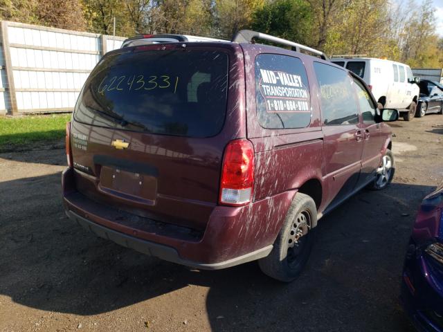 Photo 4 from auction – 2008 CHEVROLET UPLANDER L with VIN 1GNDV331X8D156955