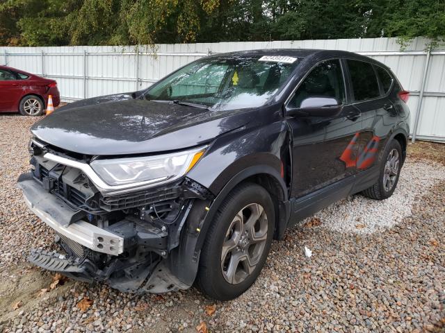 Photo 2 from auction – 2017 HONDA CR-V EXL with VIN 7FARW1H85HE029470