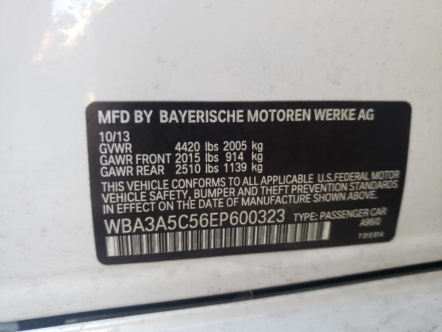 Photo 10 from auction – 2014 BMW 328 I with VIN WBA3A5C56EP600323
