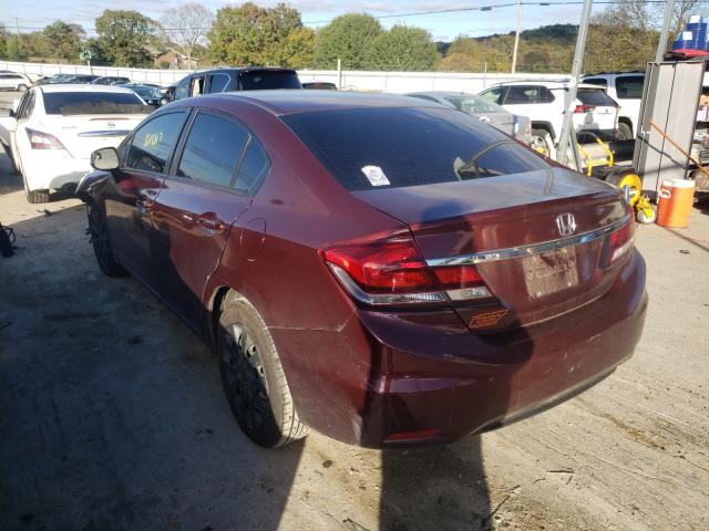 Photo 3 from auction – 2013 HONDA CIVIC LX with VIN 19XFB2F54DE097364