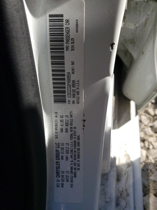 صورة رقم 10 من المزاد - 2015 CHRYSLER 200 C مع VIN 1C3CCCCG2FN509554
