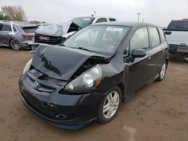 Photo 2 from auction – 2007 HONDA FIT S with VIN JHMGD38637S051020