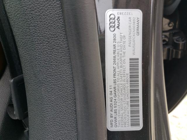 Photo 10 from auction – 2012 AUDI A7 PRESTIG with VIN WAUSGAFCXCN003892