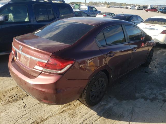Photo 4 from auction – 2013 HONDA CIVIC LX with VIN 19XFB2F54DE097364