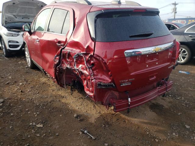 Photo 3 from auction – 2019 CHEVROLET TRAX PREMI with VIN 3GNCJRSB6KL256332