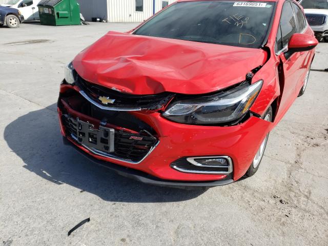 Photo 9 from auction – 2017 CHEVROLET CRUZE LT with VIN 3G1BE6SM5HS512282