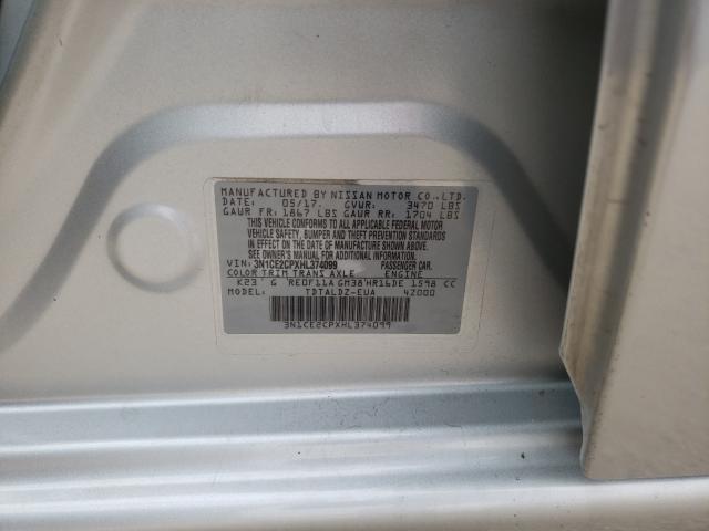 Photo 10 from auction – 2017 NISSAN VERSA NOTE with VIN 3N1CE2CPXHL374099
