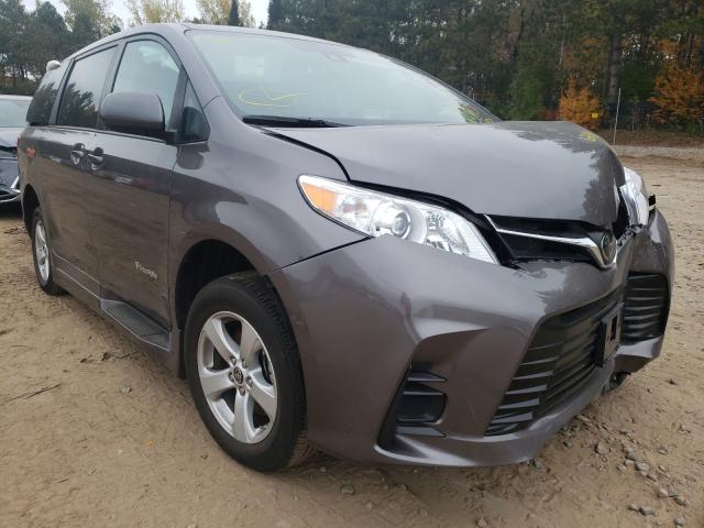 TOYOTA SIENNA LE 2020 with VIN 5TDKZ3DC7LS077888 - Photo from auction