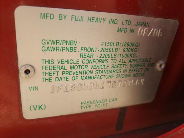 Photo 10 from auction – 2007 SUBARU FORESTER 2 with VIN JF1SG63617G723564