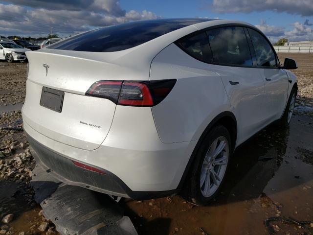 Photo 4 from auction – 2021 TESLA MODEL Y with VIN 5YJYGDEE1MF179456