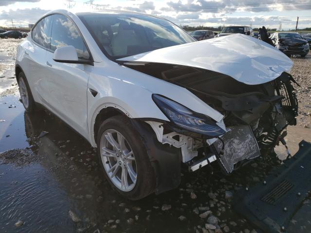 TESLA MODEL Y 2021 with VIN 5YJYGDEE1MF179456 - Photo from auction