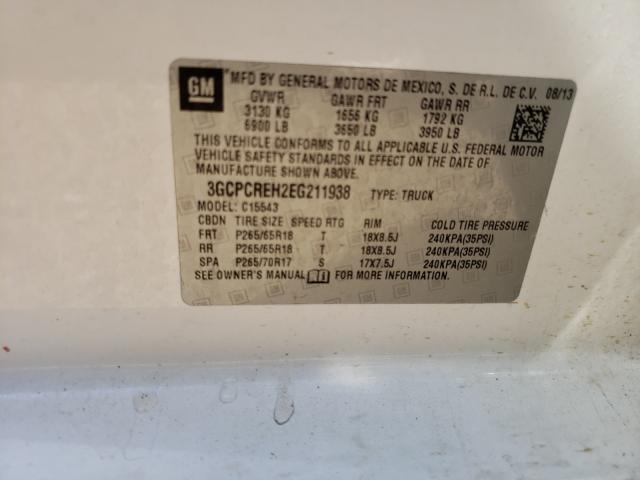 Photo 10 from auction – 2014 CHEVROLET SILVERADO with VIN 3GCPCREH2EG211938