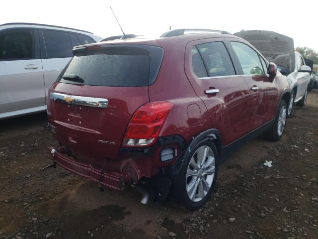 Photo 4 from auction – 2019 CHEVROLET TRAX PREMI with VIN 3GNCJRSB6KL256332