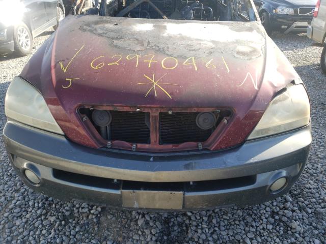 Photo 7 from auction – 2006 KIA SORENTO EX with VIN KNDJD733065502204