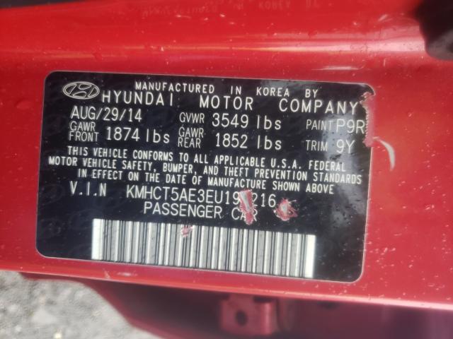 Photo 10 from auction – 2014 HYUNDAI ACCENT GLS with VIN KMHCT5AE3EU196216