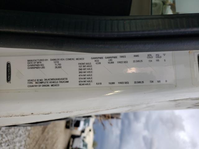 Photo 10 from auction – 2017 FREIGHTLINER M2 106 MED with VIN 3ALACWDUXHDJG6735