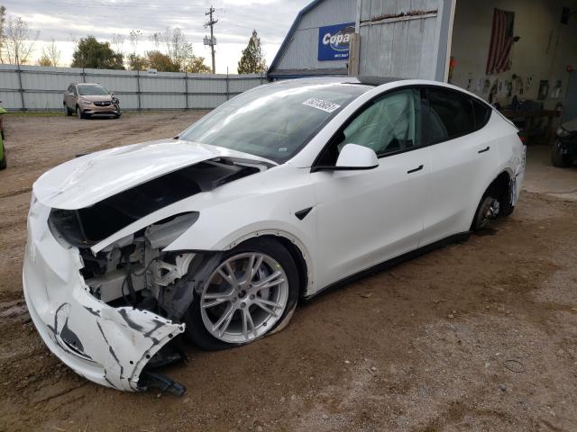 Photo 2 from auction – 2021 TESLA MODEL Y with VIN 5YJYGDEE4MF069517