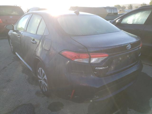 Photo 3 from auction – 2020 TOYOTA COROLLA LE with VIN JTDEBRBE2LJ014753