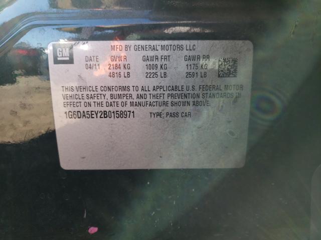 Photo 10 from auction – 2011 CADILLAC CTS with VIN 1G6DA5EY2B0158971