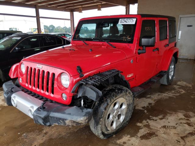 Photo 2 from auction – 2015 JEEP WRANGLER U with VIN 1C4BJWEG0FL549526