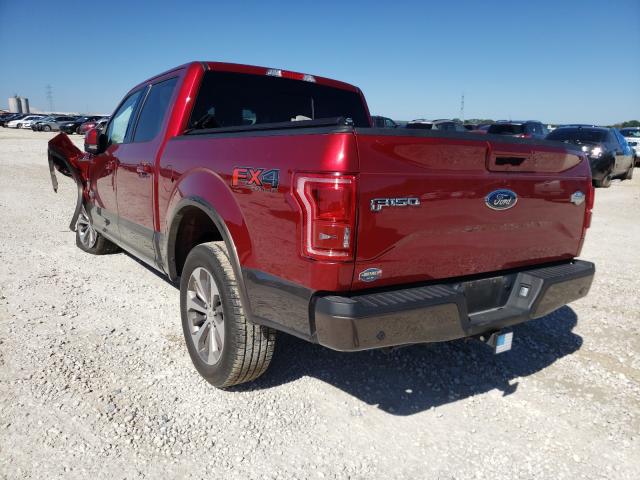 Photo 3 from auction – 2017 FORD F150 SUPER with VIN 1FTEW1EG2HFA53355