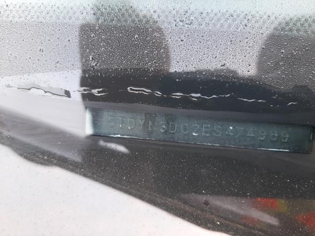 Photo 10 from auction – 2014 TOYOTA SIENNA XLE with VIN 5TDYK3DC2ES474989