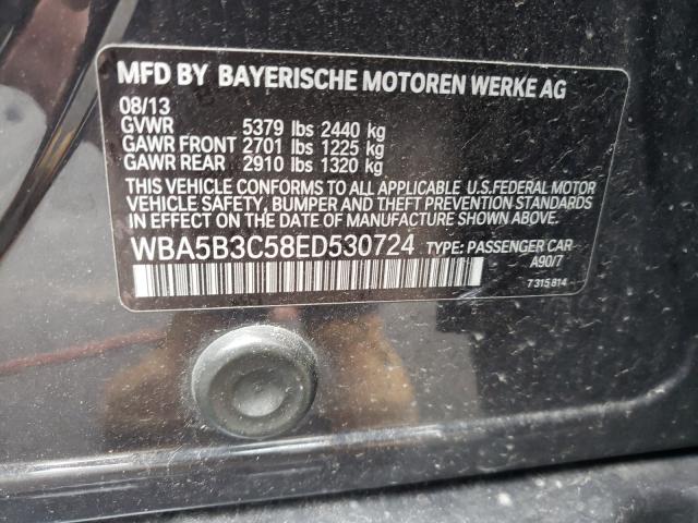 Photo 10 from auction – 2014 BMW 535 XI with VIN WBA5B3C58ED530724