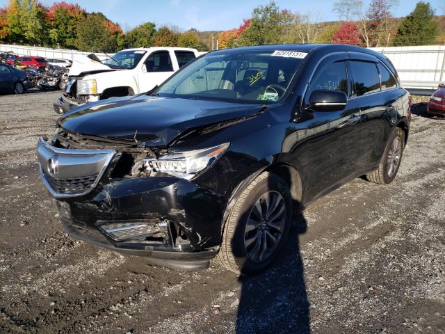 Photo 2 from auction – 2014 ACURA MDX TECHNO with VIN 5FRYD4H47EB008349