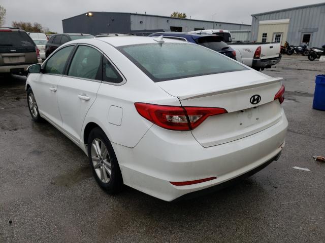 Photo 3 from auction – 2017 HYUNDAI SONATA SE with VIN 5NPE24AF5HH588387