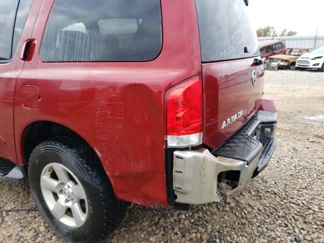Photo 9 from auction – 2006 NISSAN ARMADA SE with VIN 5N1AA08B06N715939