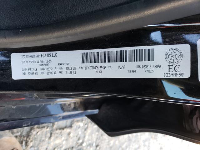 Photo 10 from auction – 2016 CHRYSLER 200 LX with VIN 1C3CCCFB4GN139497