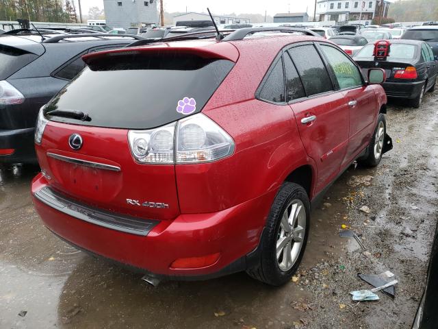 Photo 4 from auction – 2008 LEXUS RX 400H with VIN JTJHW31U382053325