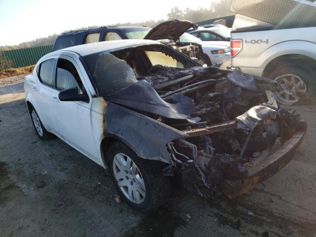 DODGE AVENGER SE 2012 with VIN 1C3CDZAB7CN110528 - Photo from auction